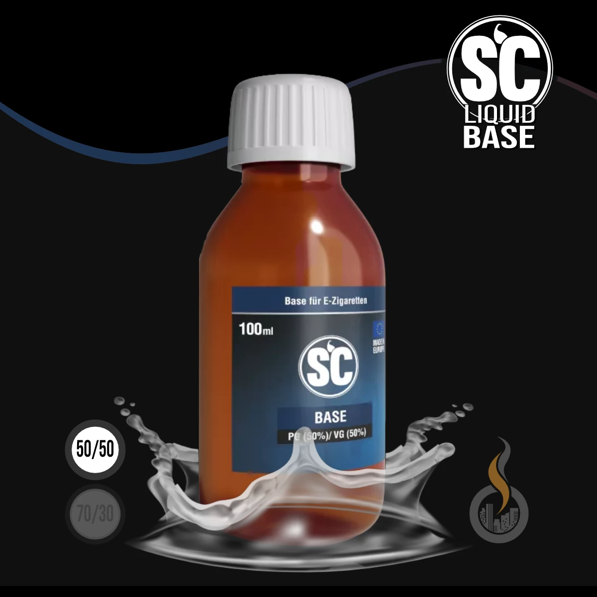 SC Liquid Base (OHNE Nikotin) - 100 ml SW17806 Basis (GRUNDMISCHUNG) VPG 50/50 ( VG/PG ) Bild 1