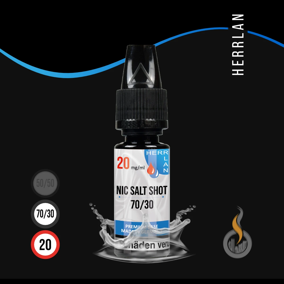 HERRLAN NIC SALT Shot (Nikotinsalz) - 20 mg