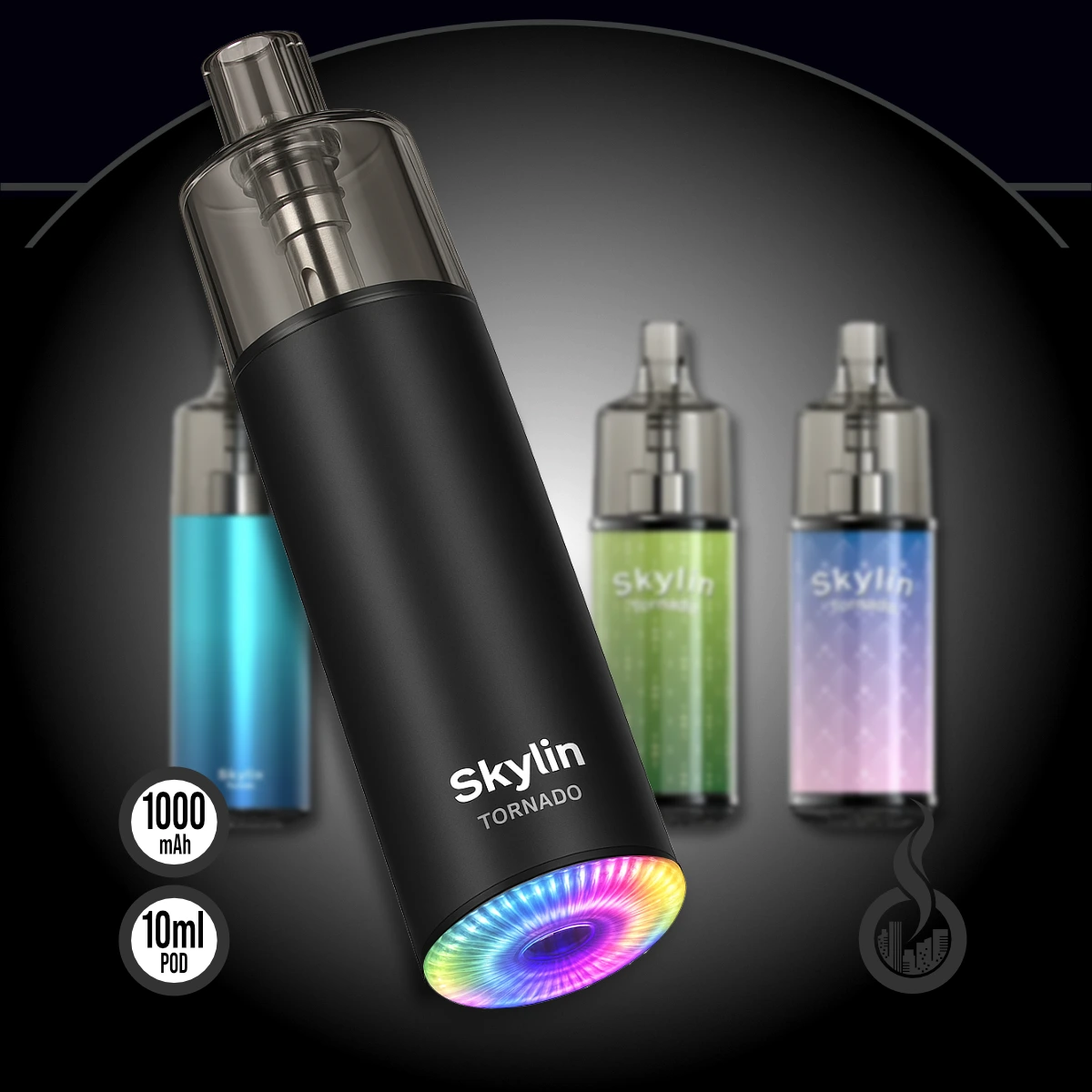 GOBAR Tornado Skylin Vape Kit SW18442 Farbe Schwarz Bild 1