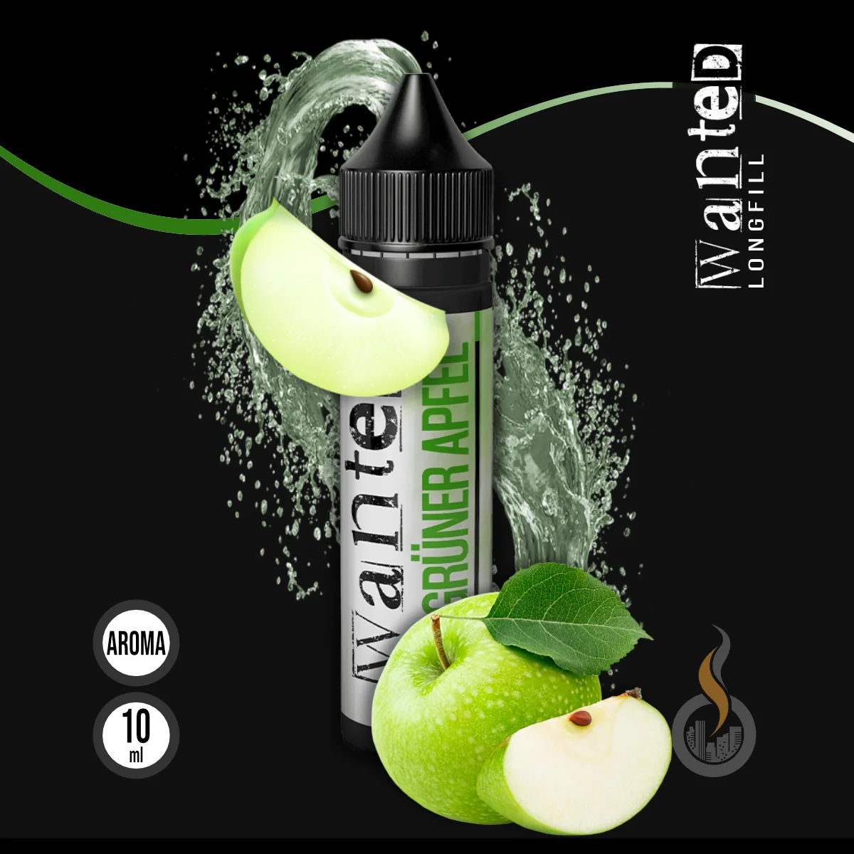 WANTED Overdosed Aroma Grüner Apfel - 10 ml SW18534 Bild 1