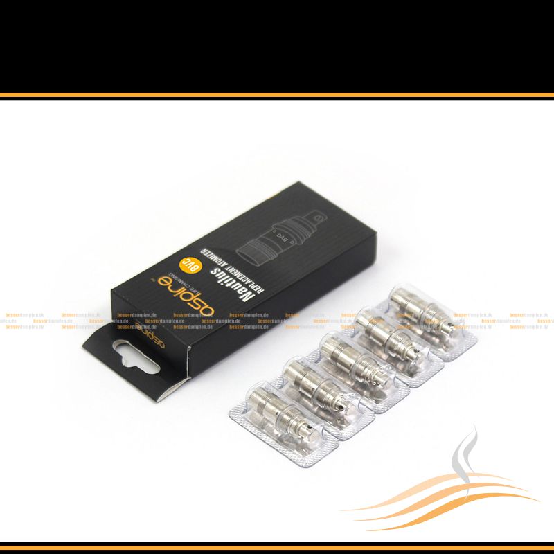 5x Ersatzcoils BVC Aspire Nautilus - Nautilus Mini SW13485.2 Bild 2