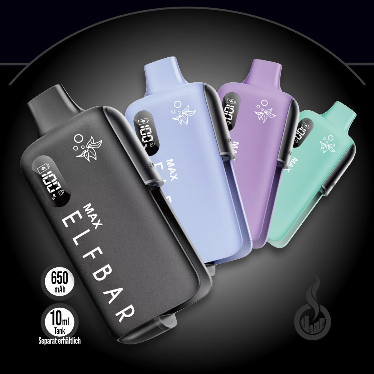 ELF BAR MAX Pod Kit - 10 ml SW18511 Farbe Schwarz Bild 1