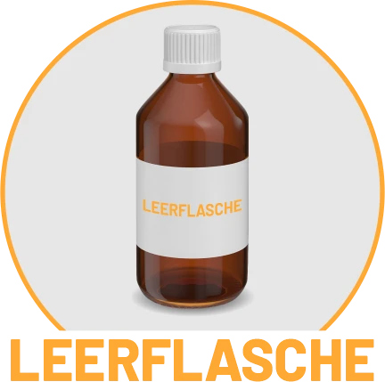 Leerflasche zum Anmischen von Liquid