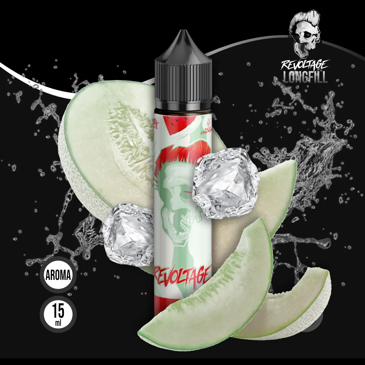 REVOLTAGE Longfill Aroma White Melon - 15 ml SW18206 Bild 1