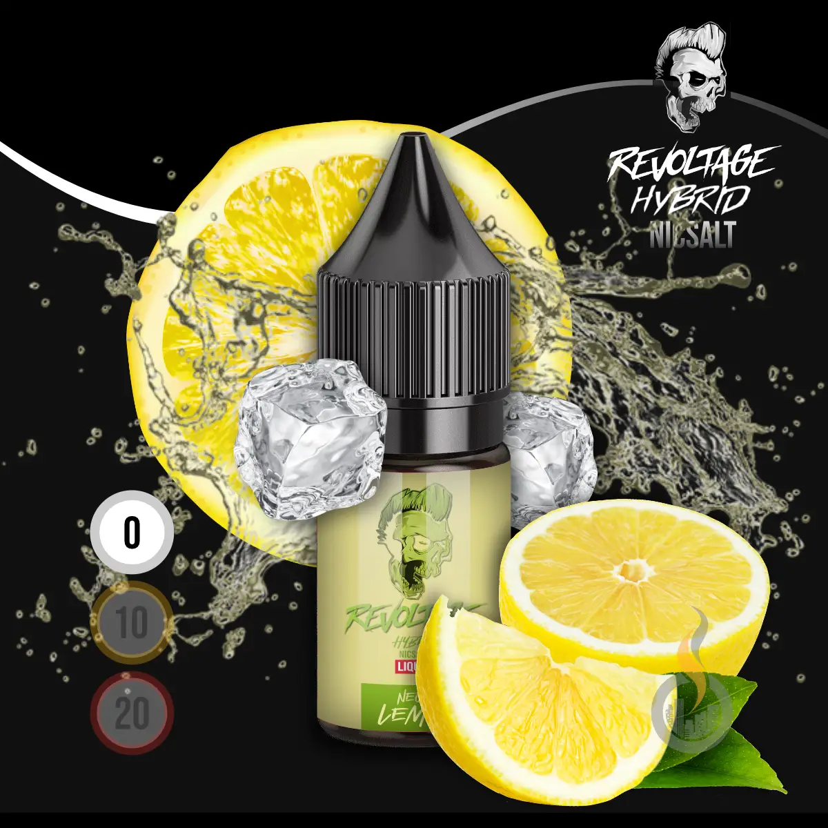 REVOLTAGE Hybrid Nikotinsalz Liquid Neon Lemon - 10 ml SW18212 Nikotinstärke wählen: 0 mg (OHNE NIKOTIN) Bild 1