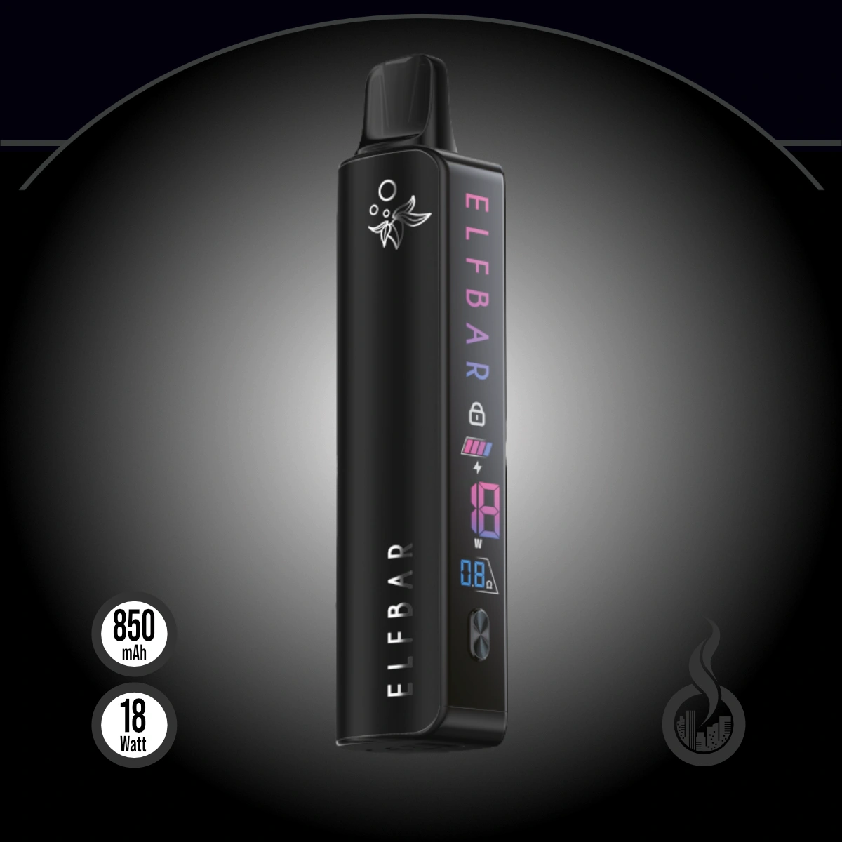 Elfbar Elfa Master Pod Kit Basisgerät - 850 mAh SW18429 Farbe Schwarz Bild 2